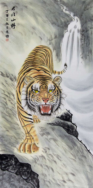 当代青年画家 翟俊梅 花鸟 国画