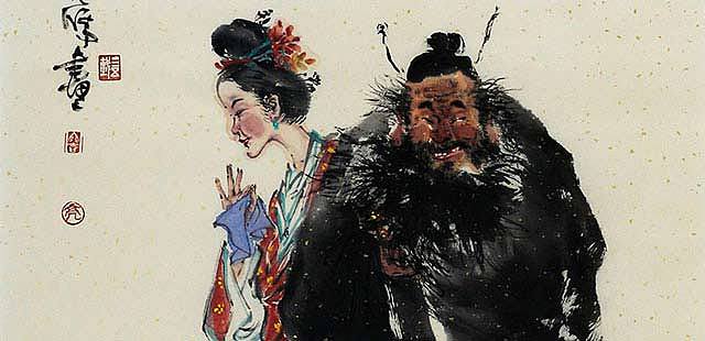 中央美术学院硕士 王亮儒 国画人物