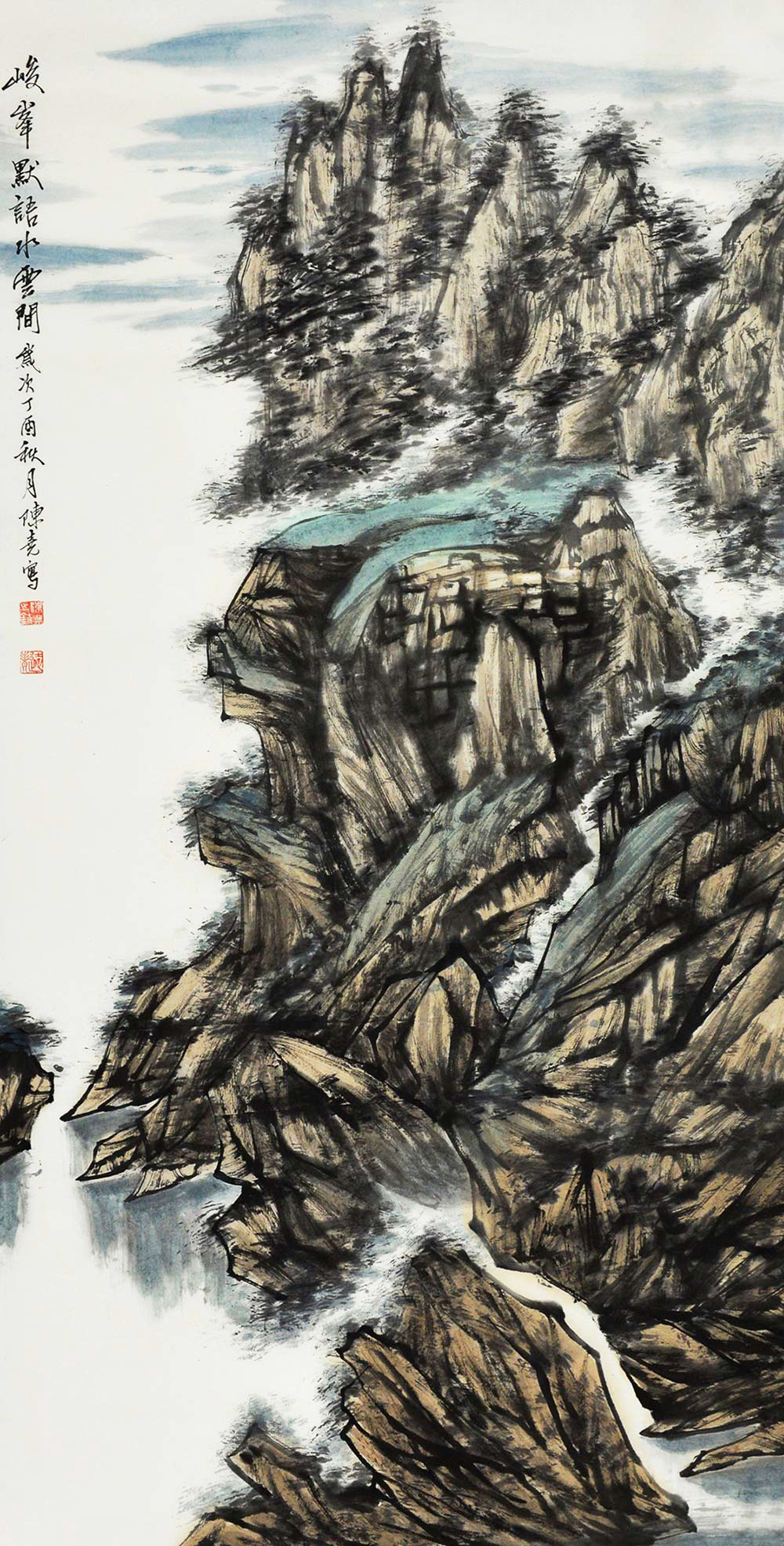 陈尧山水画作品赏析写意特点突出的艺术精品