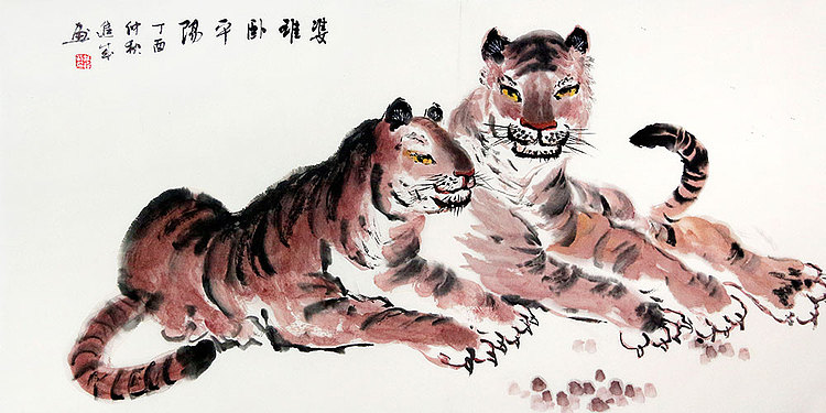 宁夏美协副主席 中美协会员 雍进成 花鸟 国画