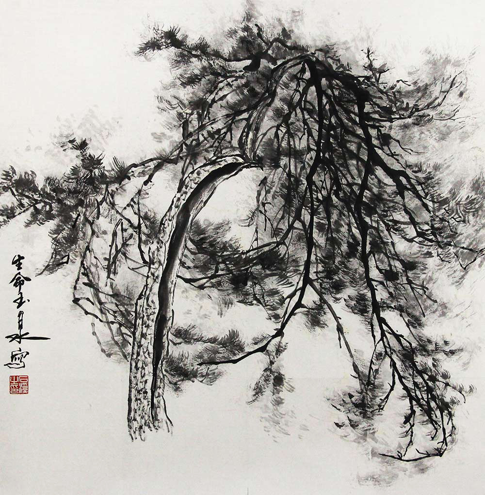 姚玉泉国画山水作品赏析:虚实结合,意境新奇