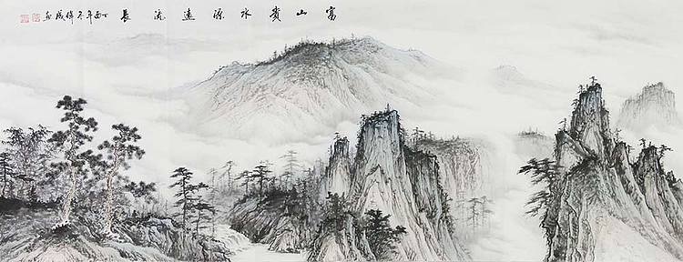 【小六尺】青年潜力画家 李伟成 山水 国画