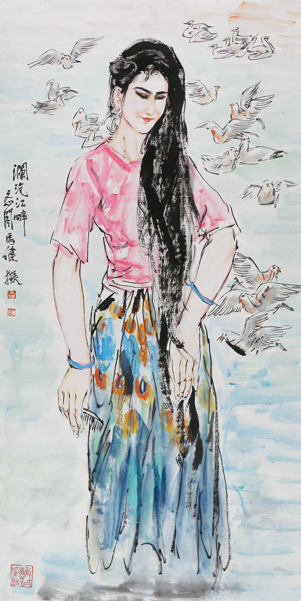 博宝·资讯 | 马健人物画赏析:笔精墨妙,相得益彰