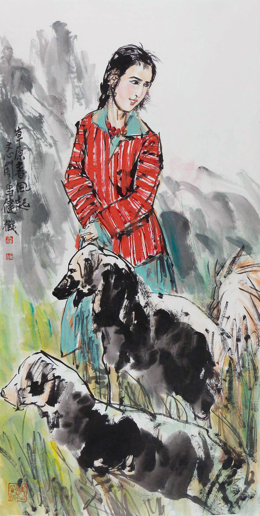 博宝·资讯 | 马健人物画赏析:笔精墨妙,相得益彰