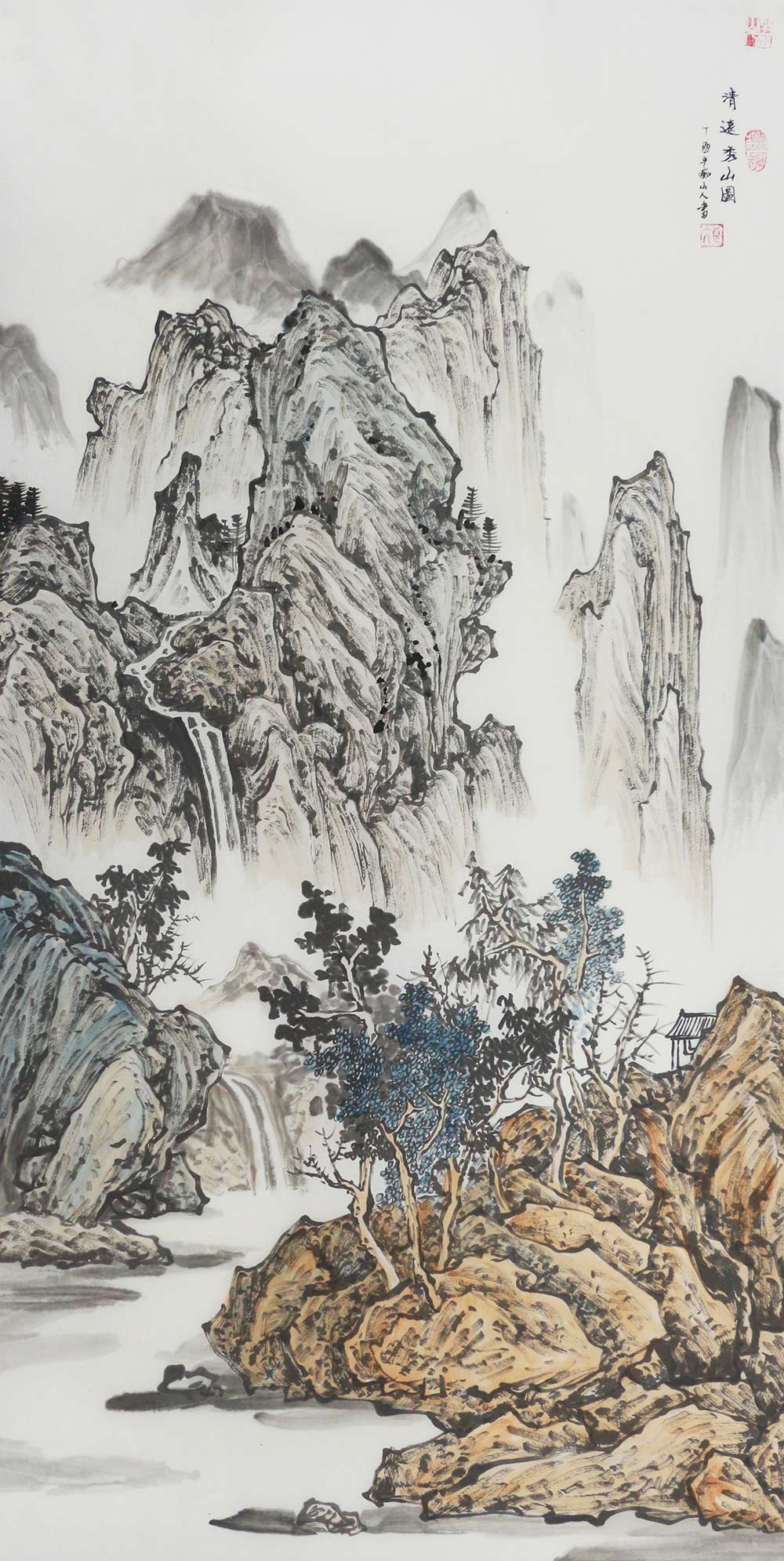 博宝·资讯 | 徐文良国画山水作品赏析:山重水复,深邃莫测,意趣盎然