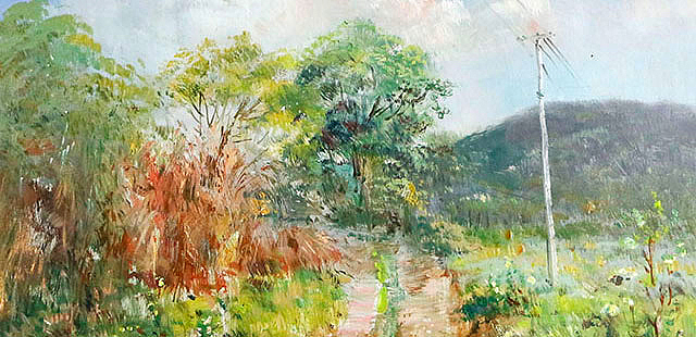 秒拍 中国书画家协会会员 梁峰 油画 纯手绘布面油画09