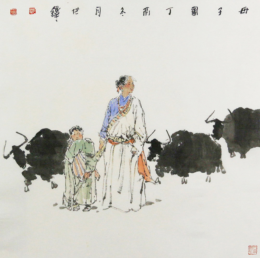 博宝·资讯 | 沈世铎国画人物作品赏析:诗意草原,守望相助
