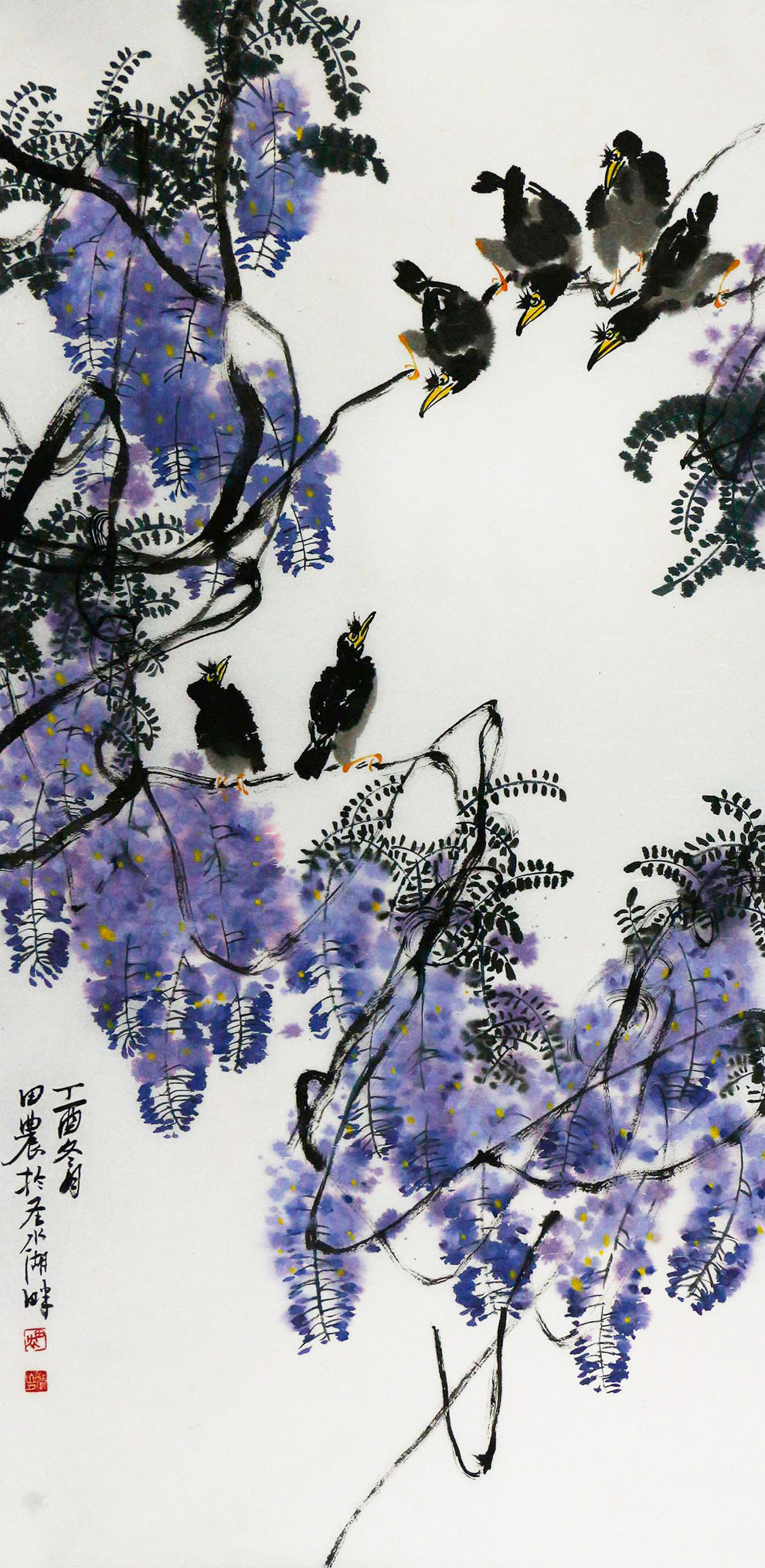 博宝·资讯 | 田子源国画花鸟作品赏析:来自花鸟世界的艺术真谛