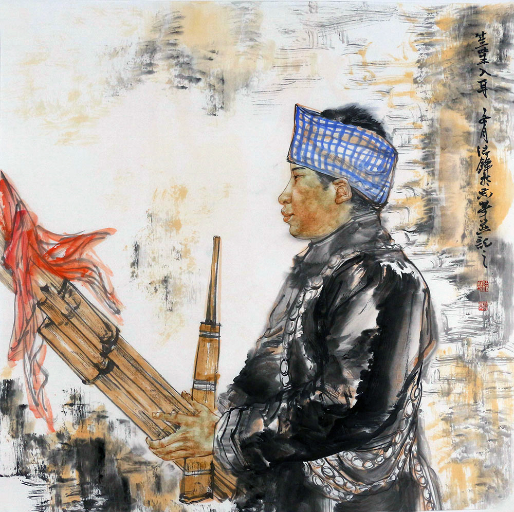 博宝·资讯 | 刘结锋国画人物作品赏析:以形写神,栩栩如生