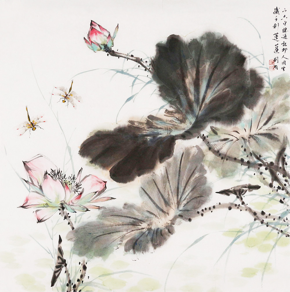 博宝·资讯 | 刘阔国画花鸟作品赏析:描绘逼真,用色恰切