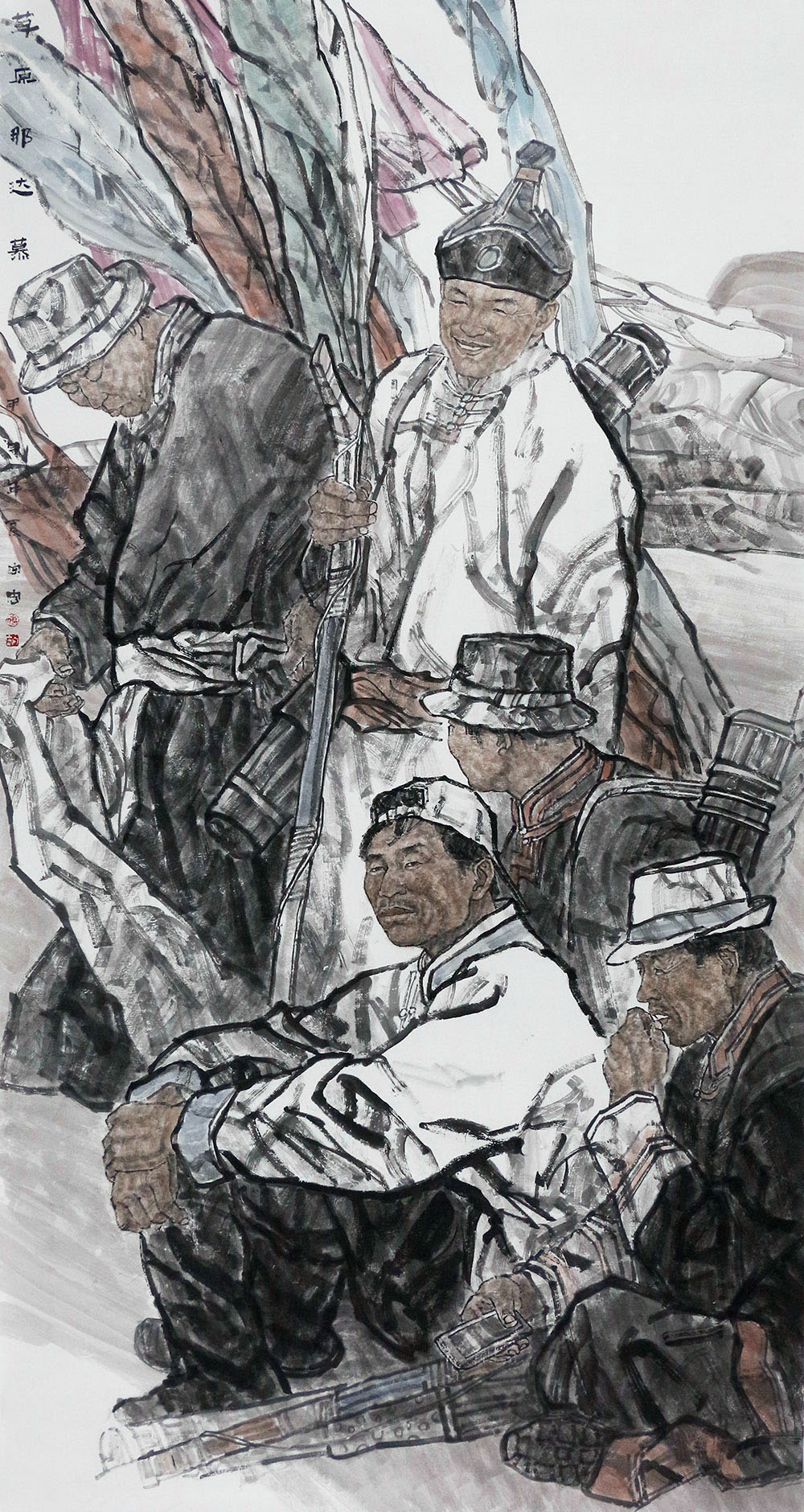 博宝·资讯 | 付向宏人物画作品赏析:画坛飘来草原风