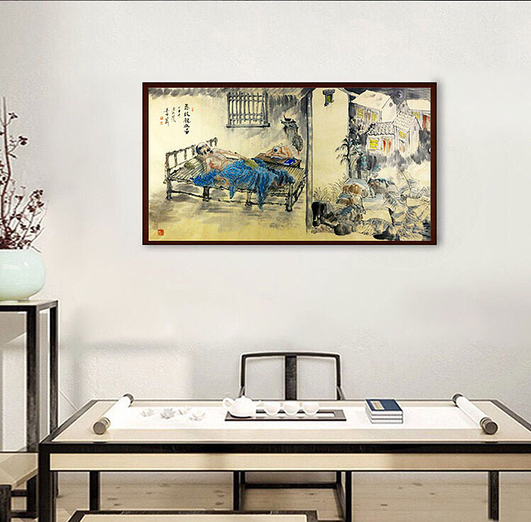 二十四孝-六尺整张-全国公安美协会员 张国昕 人物 国画