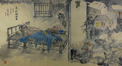 二十四孝-六尺整张-全国公安美协会员 张国昕 人物 国画