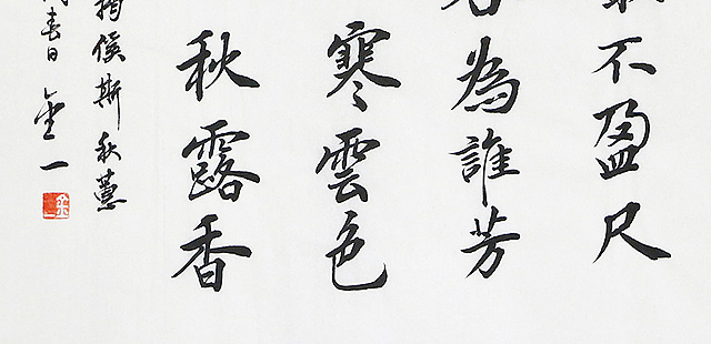 李金一 精品 书法