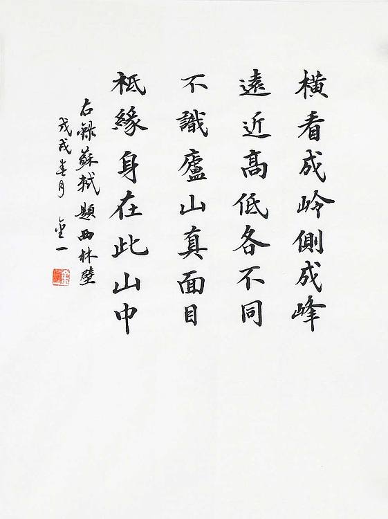 李金一 精品 书法