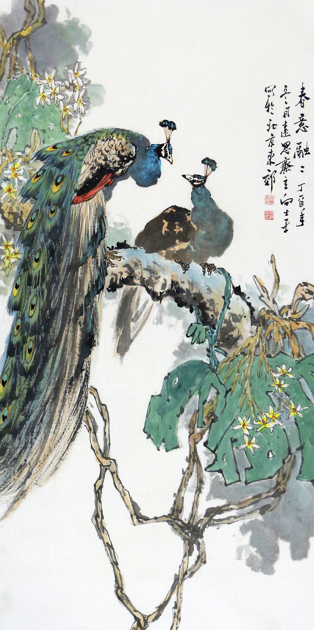 博宝·资讯 | 向士平国画花鸟作品赏析:墨色变化多端,新雅而有韵味