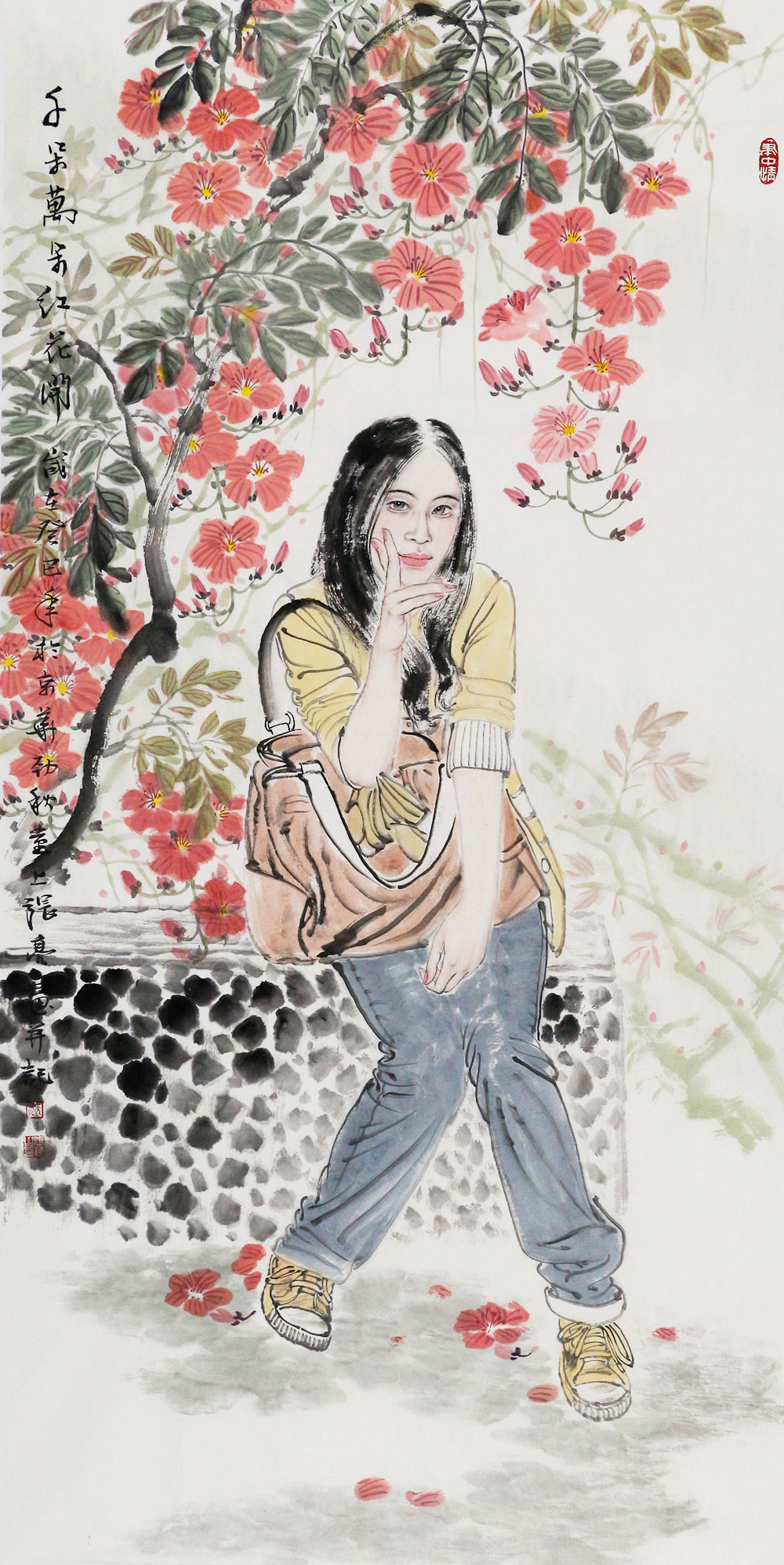 博宝·资讯 | 张亮国画人物作品赏析:笔墨灵动,风情万种,意境隽永