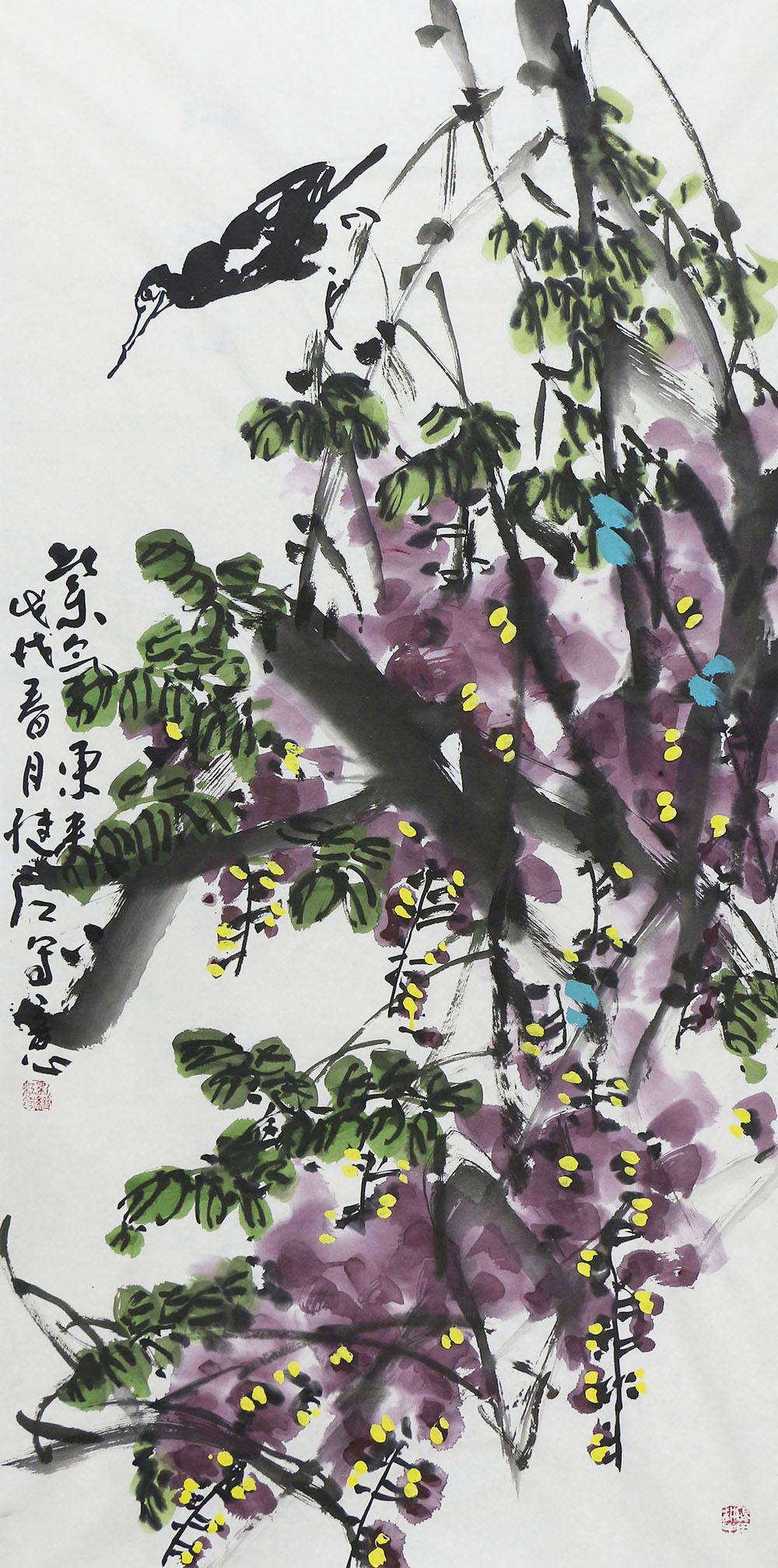 博宝·资讯 | 刘继红国画花鸟作品赏析:笔墨写意,托物寄情