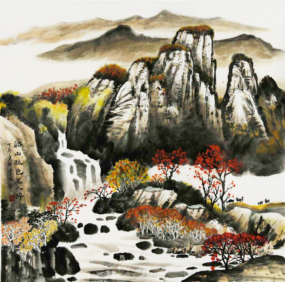 博宝·资讯 | 李彭金国画山水画作品赏析:大气恢宏,大家风范
