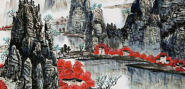 【小六尺】 青年潜力画家 及绍勇 山水 国画