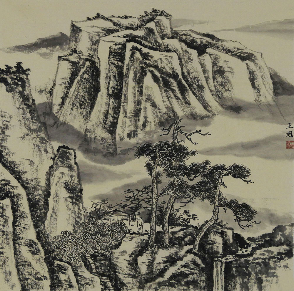 博宝·资讯 | 王旭国画山水作品赏析:古韵悠悠,禅意绵绵