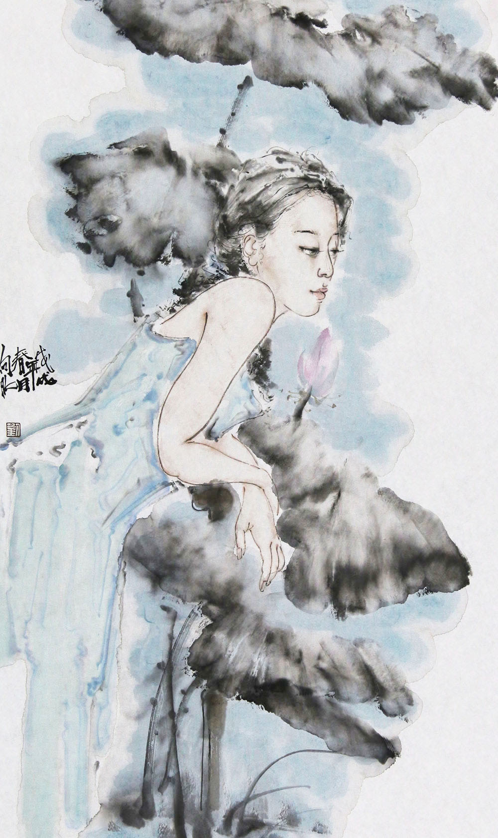 刘向明人物画作品赏析 | 展现时代女性的性格特点【博宝•资讯】-刘