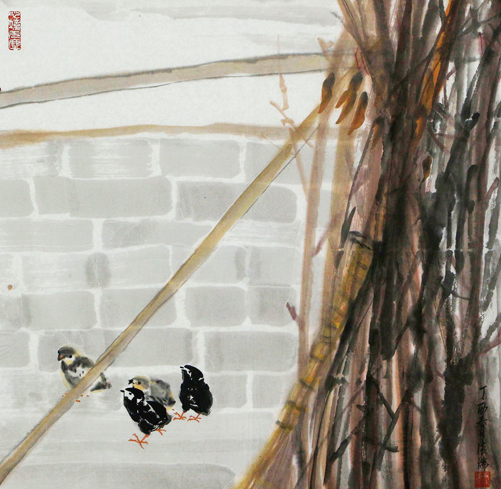 博宝·资讯 | 张瑞国画花鸟作品赏析:笔墨写意,浓淡相映,色彩天成