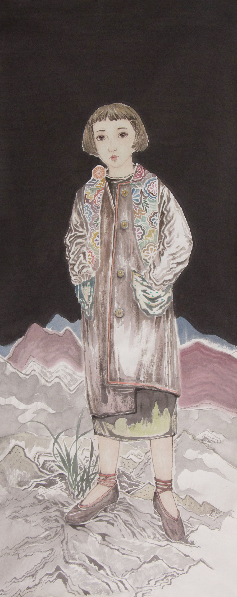 博宝·资讯 | 刘帅国画人物作品赏析:娴熟静雅,意境深幽