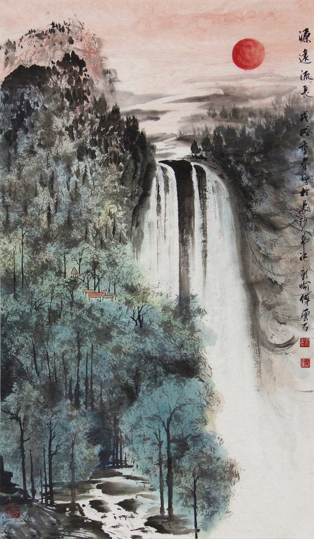 博宝·资讯 | 傅云石国画山水作品赏析:笔墨灵动,清新秀雅