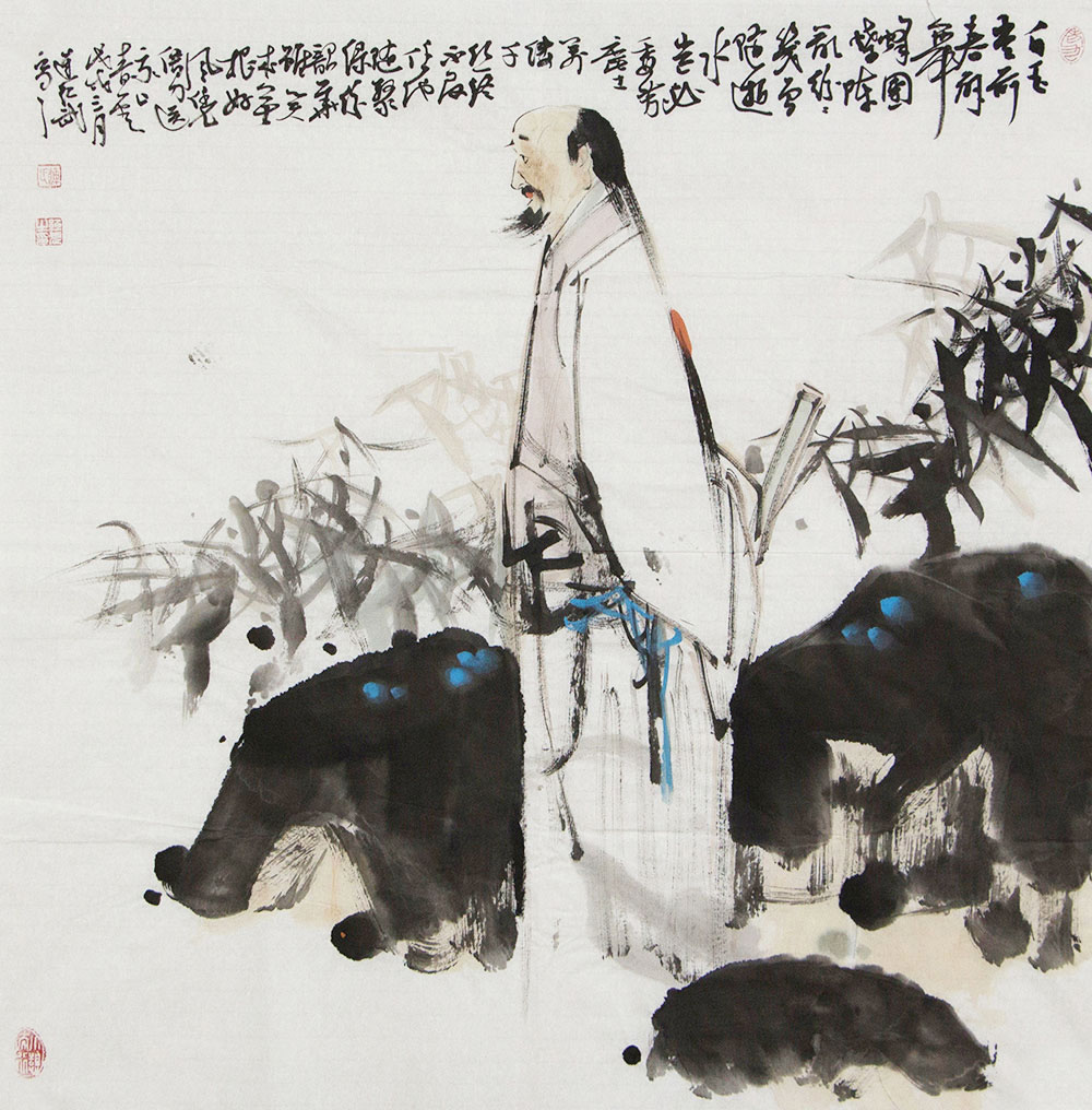 连红武国画人物作品赏析 | 人物形神兼备,笔法洒脱飘逸【博宝·资讯】