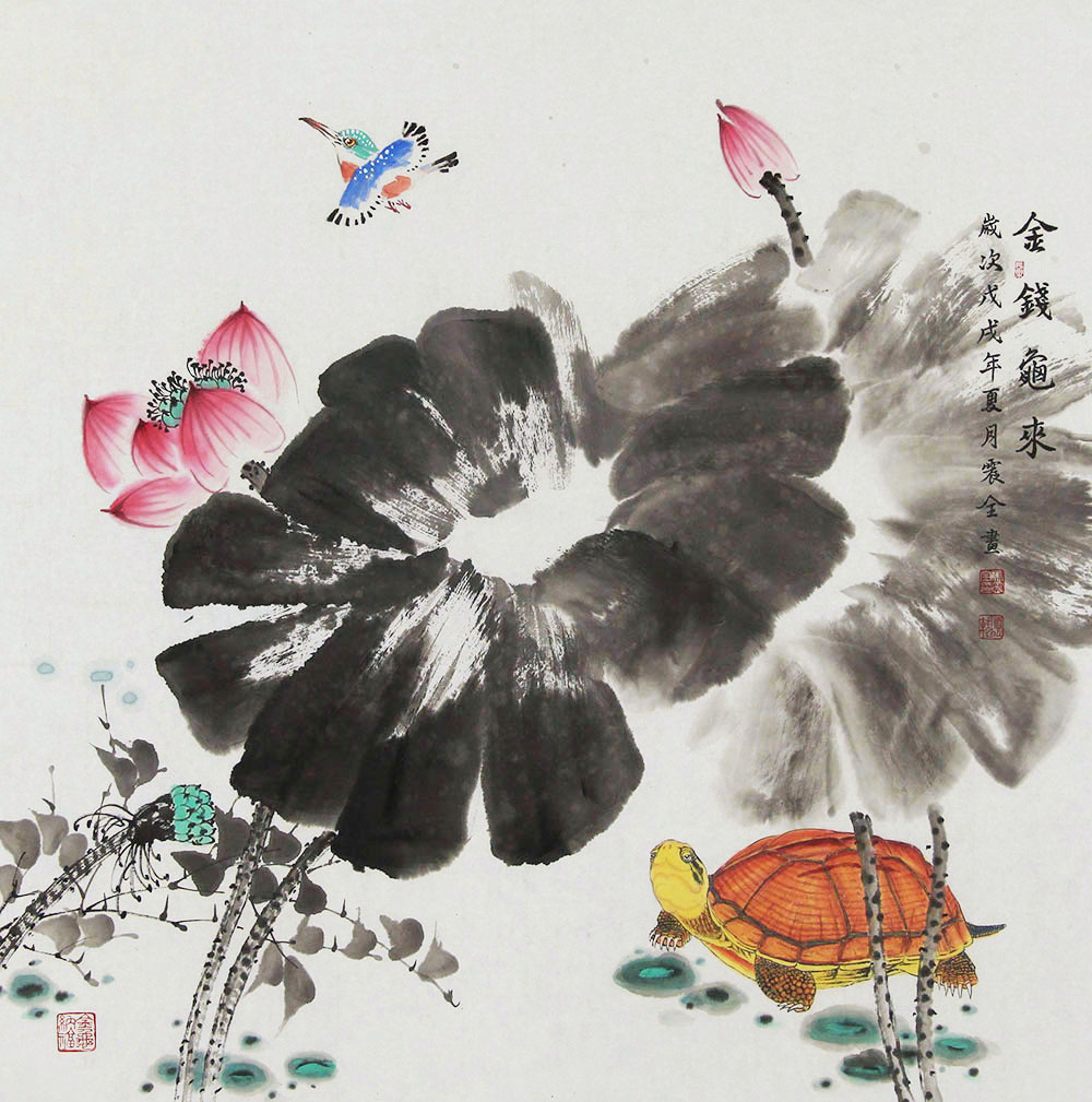 马震全国画龟作品赏析 | 灵动有趣 福寿绵绵【博宝·资讯】