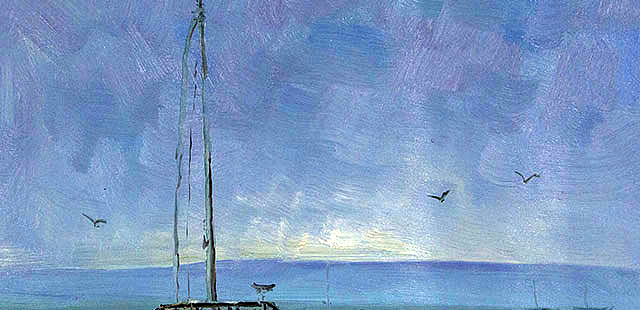 0B 金泉 风景 油画