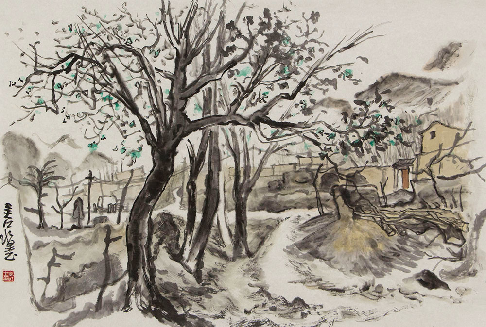 博宝·资讯 | 吴江国画山水作品赏析:真实质朴的乡土情怀