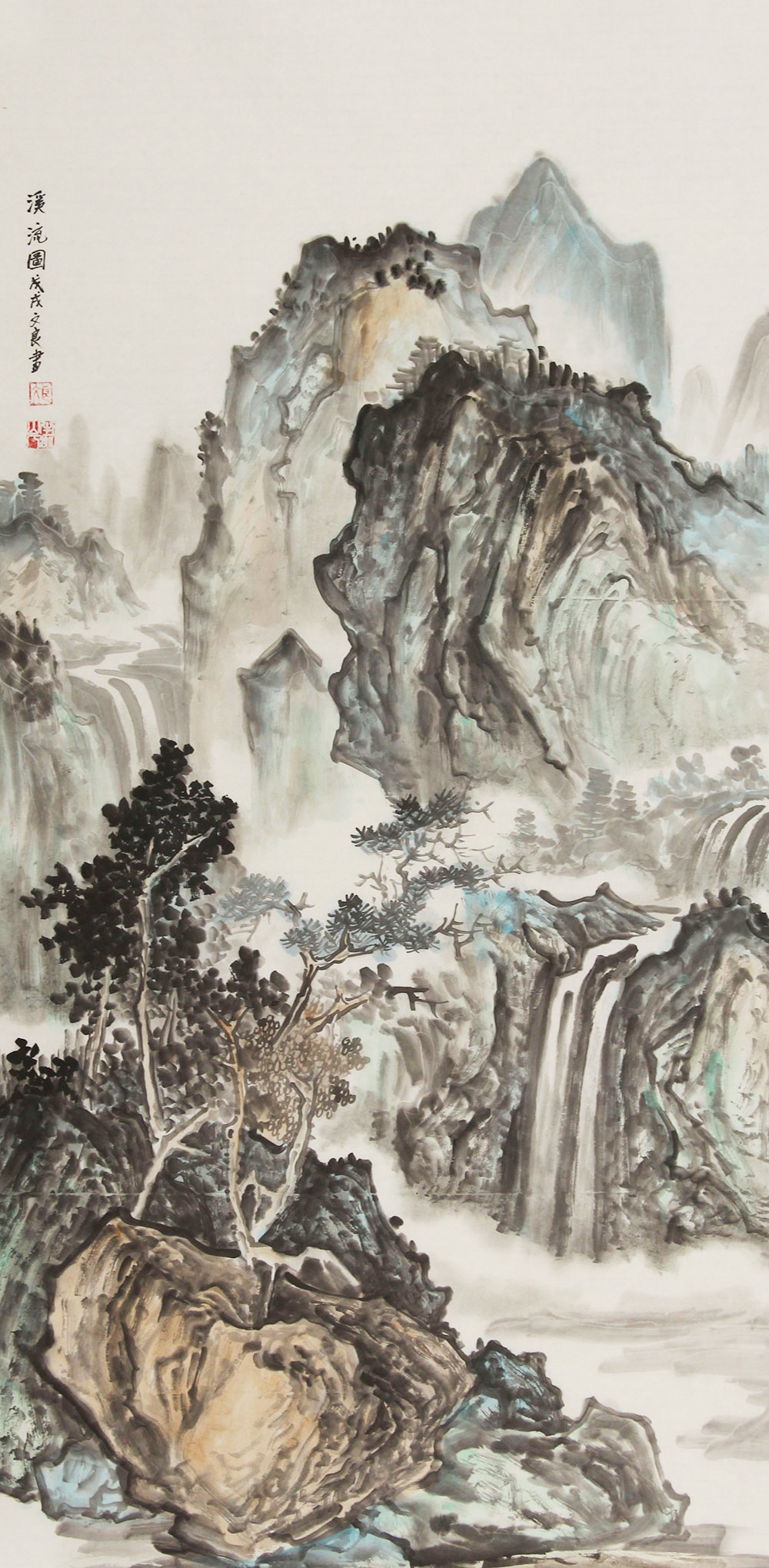 徐文良山水画作品赏析 | 墨色古朴 意境深幽【博宝·资讯】