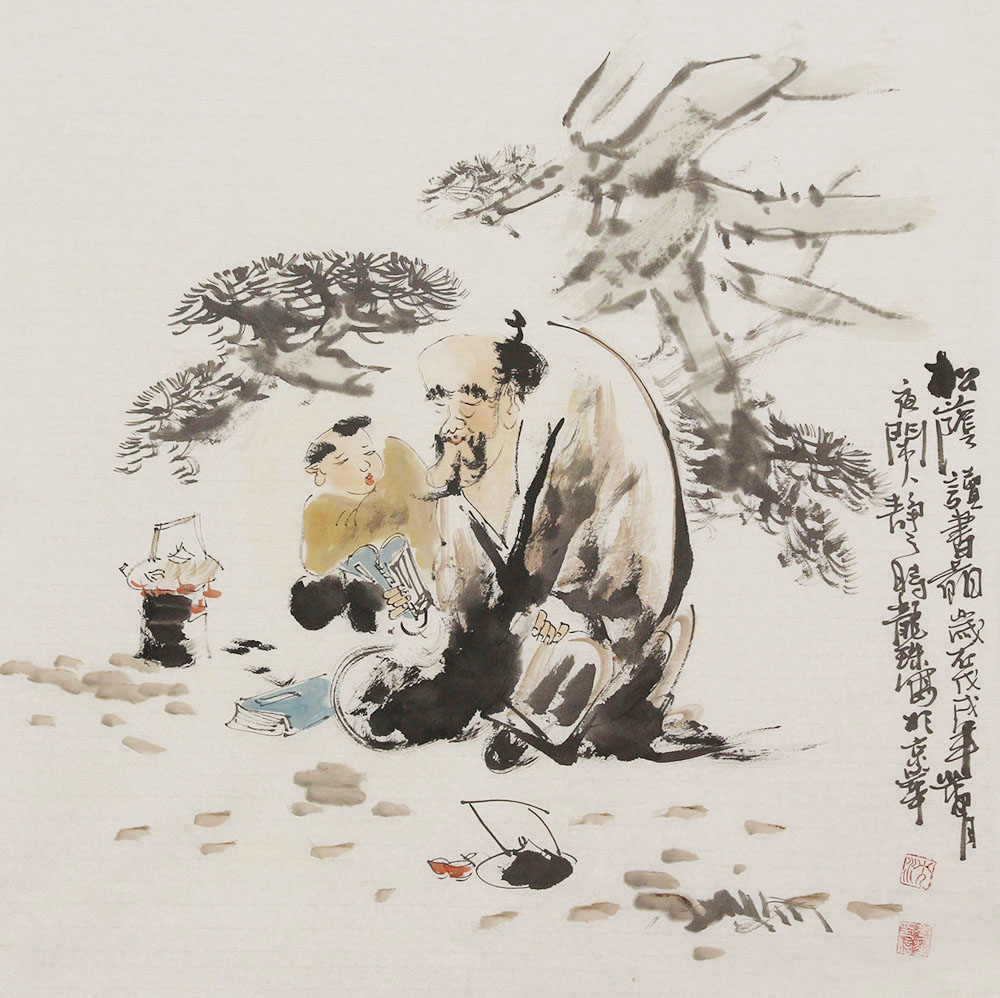 博宝·资讯 | 沈秀华国画人物作品赏析:情景交融,美妙生动