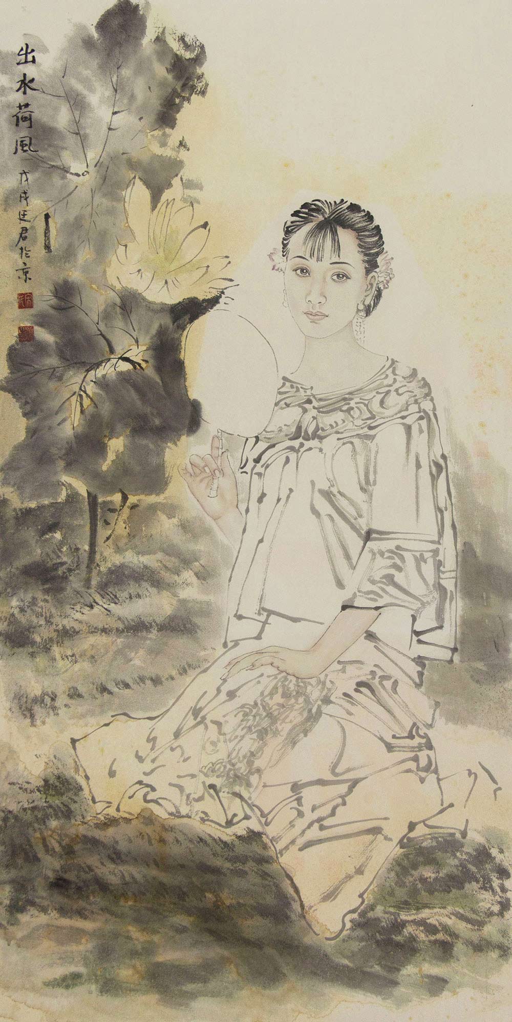 宋廷军人物画作品赏析 | 气质之美与画家意象的结合,意趣饱满,清新