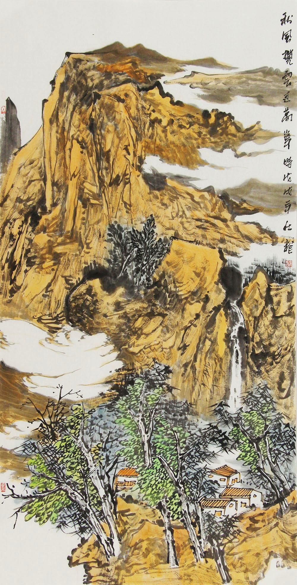 博宝·资讯 | 王仕龙国画山水作品赏析:笔墨酣畅,色雅意幽