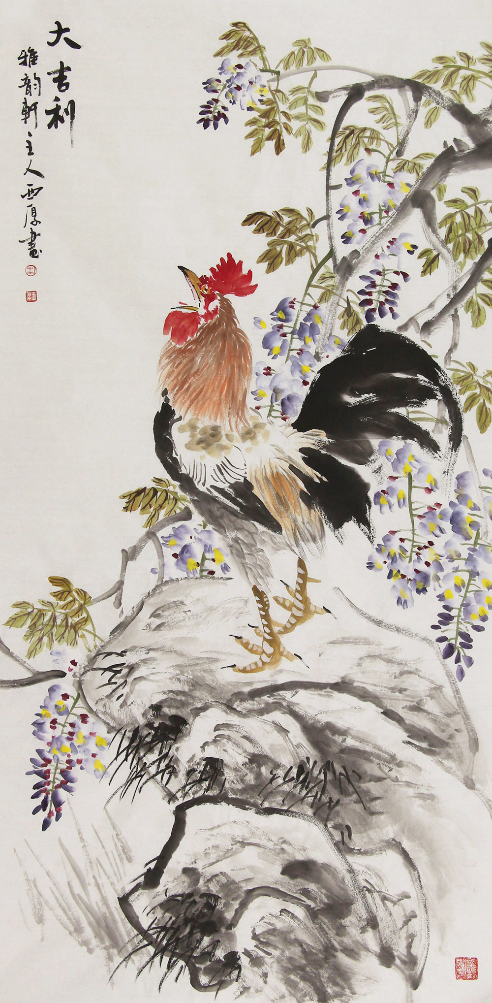 博宝·资讯 | 刘西厚国画花鸟作品赏析:情深意远,墨色爽利