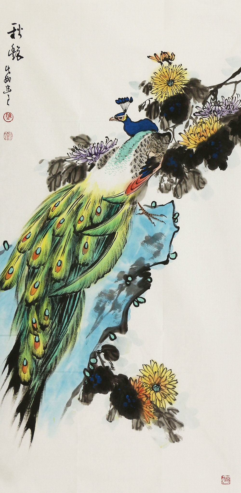 动作美与意蕴美的深度融合 | 陈忠良花鸟画作品赏析【博宝·资讯】