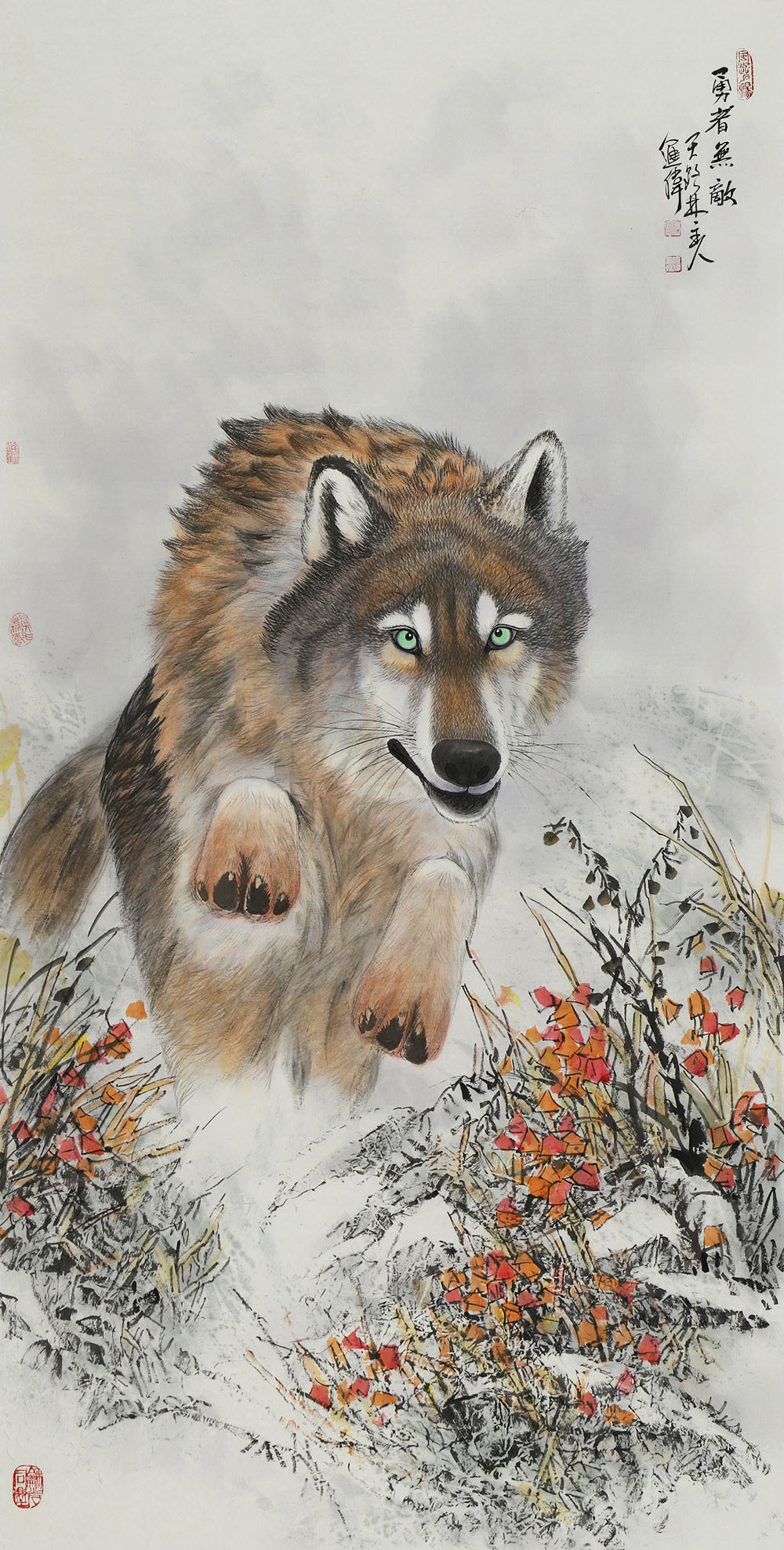 左进伟国画动物作品赏析 | 塑造形象逼真,艺术美感凸显【博宝·资讯】