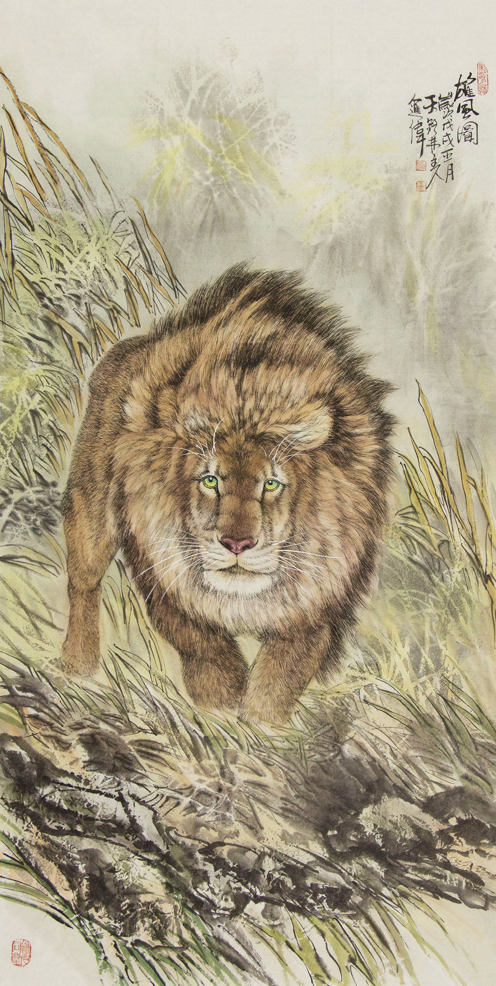 左进伟国画动物作品赏析 | 塑造形象逼真,艺术美感凸显【博宝·资讯】