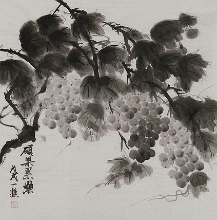 任为 花鸟 国画