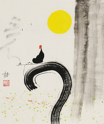 当代画家 赵芳 人物 国画
