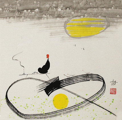 赵芳 人物 国画