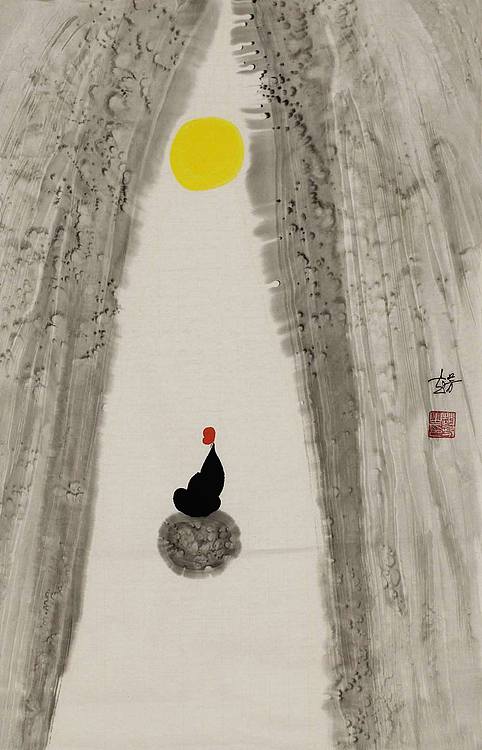 赵芳 人物 国画