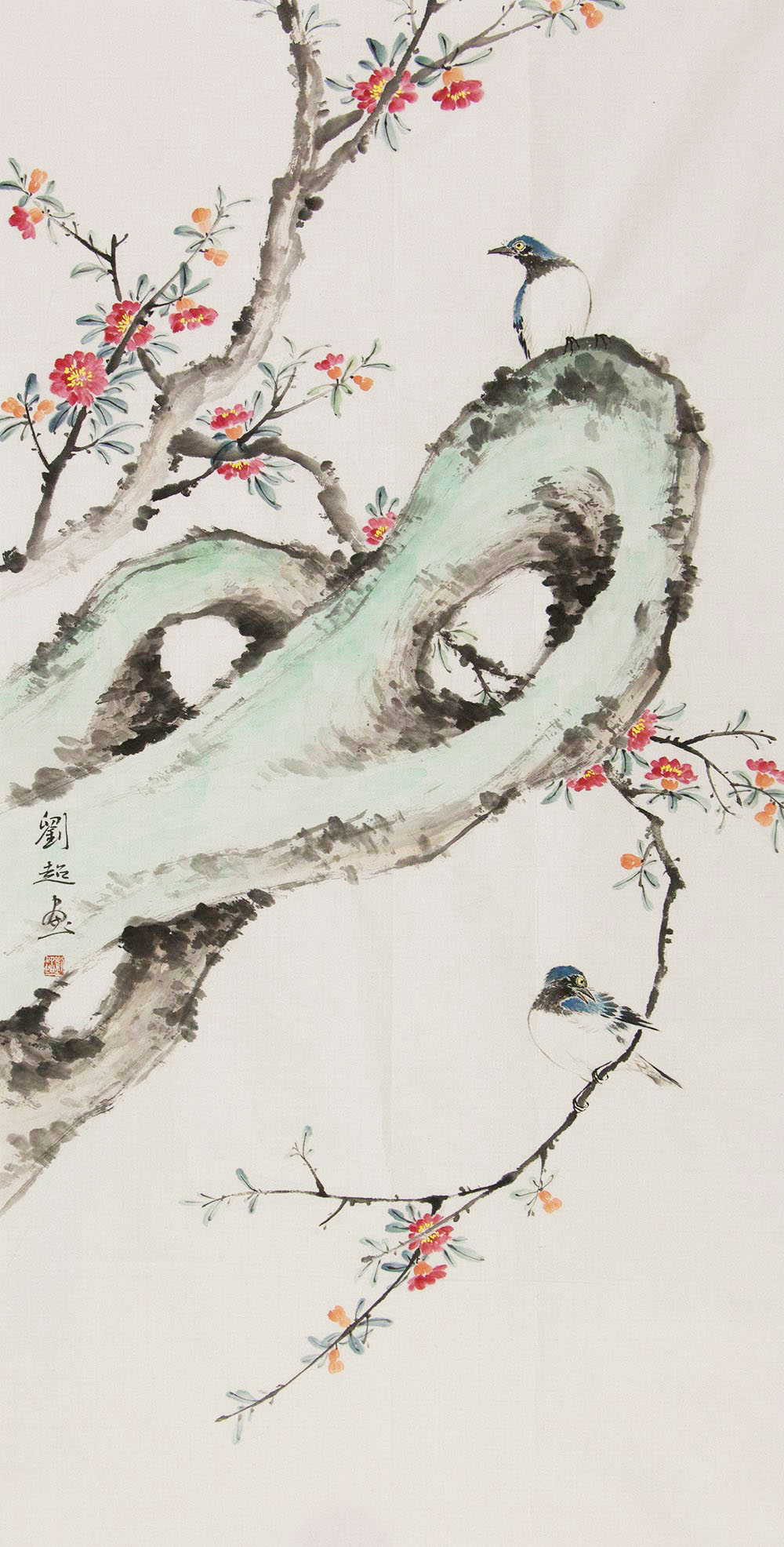 刘超花鸟画作品赏析 | 情景交融,花鸟雅致,寓意美好,极具审美感染力