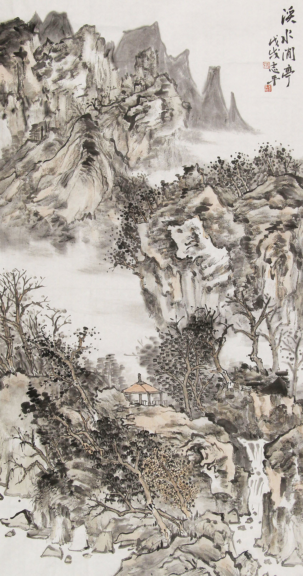 张志平山水画作品赏析 | 饱蘸激情 笔写辽西【博宝·资讯】