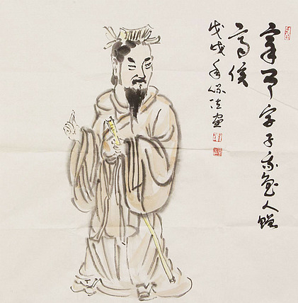李保佐 (齐候) 国画