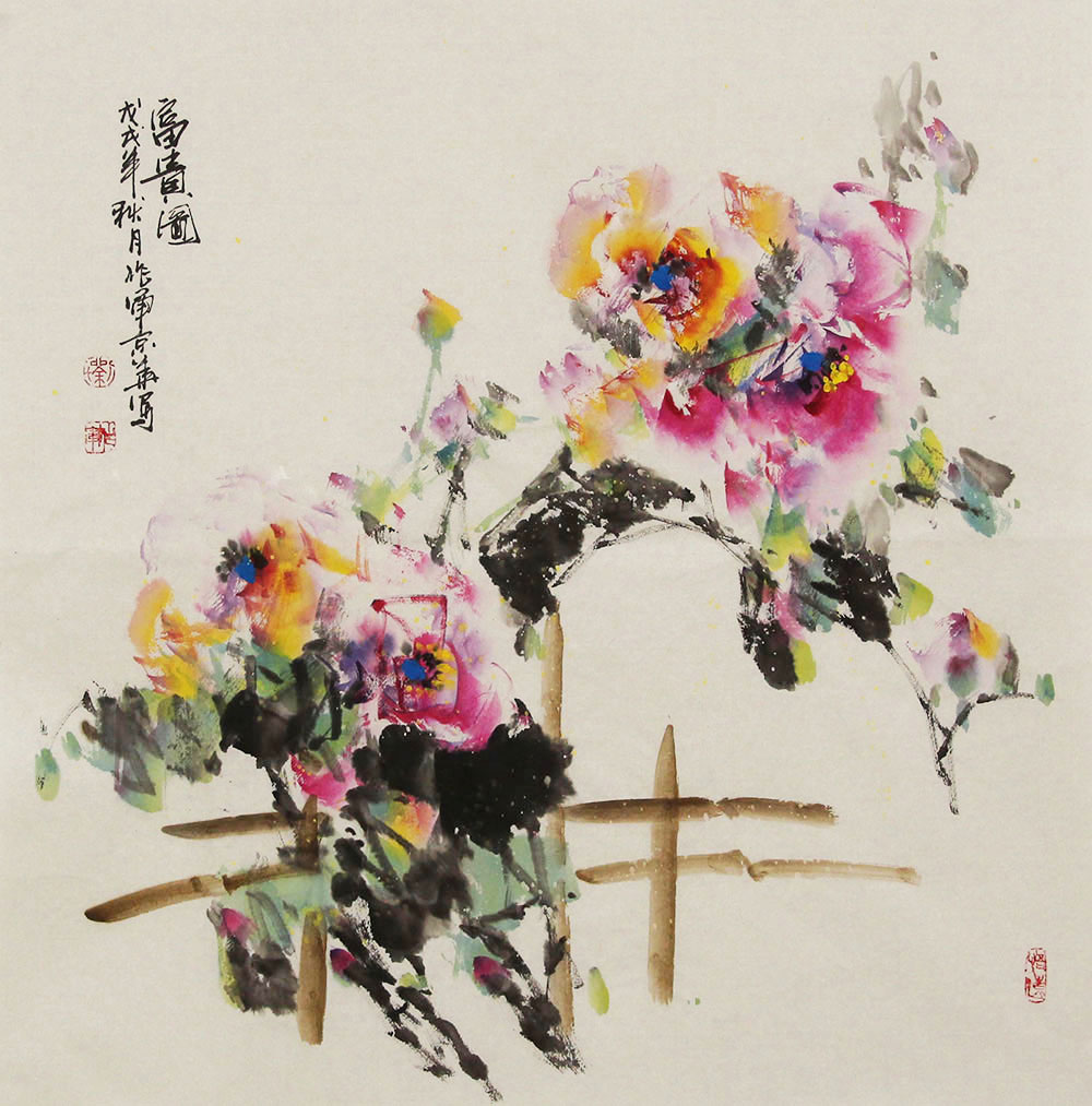 刘作军花鸟画作品赏析 | 运用中西结合的手法,画面具有朦胧元素,也