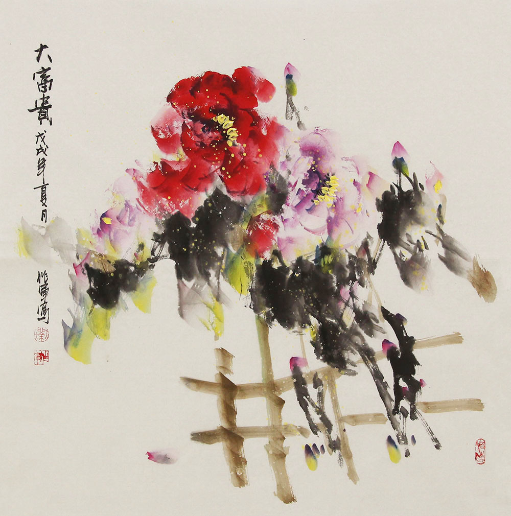 刘作军花鸟画作品赏析 | 运用中西结合的手法,画面具有朦胧元素,也